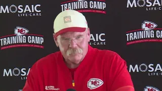 Kansas City Chiefs head coach Andy Reid says Patrick Mahomes won't play in first preseason game