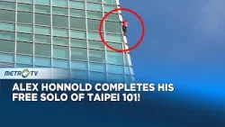 Alex Honnold Rope-free Climb Up Taipei Tower in Daring Public Spectacle