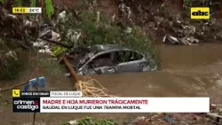 Tragedia en Luque: este fue el trayecto del auto arrastrado por el raudal