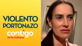 ROBO Y AGRESIÓN: Así fue el violento portonazo que sufrió Adriana Barrientos - Contigo en la Mañana