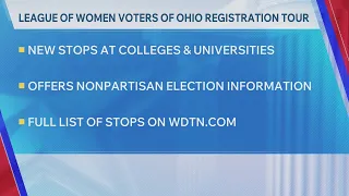 League of Women Voters of Ohio registration tour