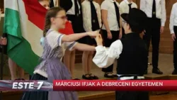 Márciusi ifjak ünnepi műsora a Debreceni Egyetemen