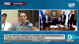 Energy Justice Law receives presidential sanction and is published in La Gaceta