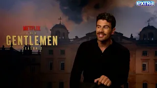 Theo James REACTS to Meghan Markle 'The Gentlemen' Casting Rumors (Exclusive)