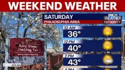 Weather Authority: Cold, windy start across Philadelphia with sunshine, weekend warmup ahead