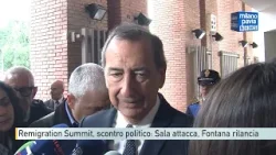 Remigration Summit, scontro politico: Sala attacca, Fontana rilancia Remigration Summit, scontro politico: Sala attacca, Fontana rilancia