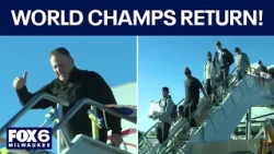 World Series Champion Brewers return to Milwaukee | FOX6 News Milwaukee