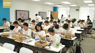 Young French People of Chinese Descent Discover Aerospace at Beihang University