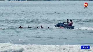 6 swimmers rescued in Mazatlán after entering sea in red flag and current zones