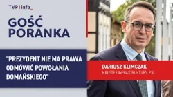 Dariusz Klimczak: The President has no right to refuse appointing Domański | MORNING GUEST