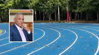 Franklin Romero denounces the deterioration of the athletics track in San Francisco de Macorís