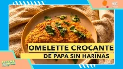 How to make a CRISPY POTATO OMELETTE full of FLAVOR and FLOUR-FREE 🍳🟢 | #ITSEASY