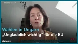 phoenix tagesgespräch mit Katarina Barley zu den Wahlen in Ungarn am 10.04.26