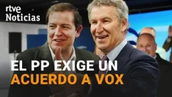 ELECCIONES CASTILLA Y LEÓN | El PP urge a VOX a NEGOCIAR para que haya GOBIERNOS | RTVE Noticias