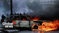 "The cost of living is too high": Students, workers rally across France