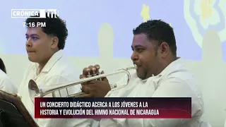 Educational concert brings young Nicaraguans closer to the history and evolution of the National ...