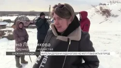 Деревня в снежной блокаде: как живут в Худоногово