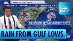 No Tropical Development Expected in Atlantic or Gulf for Next 7 Days