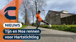 Noa (15) en Tijn (12) halen met obstacle-run op voor Hartstichting | Connect