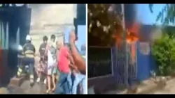 Incendio reduce a escombros una vivienda en Masaya