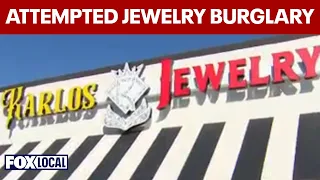2 arrested after attempted jewelry store break-in in Laurel, Maryland