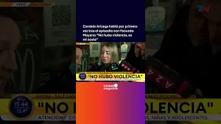 Candela Arizaga spoke for the first time after the confusing incident with Facundo Moyano