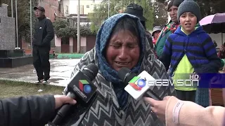 Madre de familia de conscripto Choque en medio de lágrimas exige documentos para trasladar .