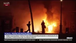 Felgyújtották a 140 éves városházát Franciaországban - HírTV