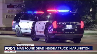 Man found dead inside a truck in Arlington