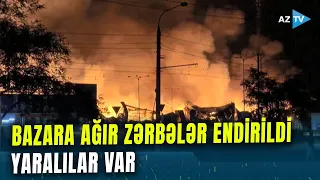Bazara havadan zərbələr endirildi, yaralılar var: Rusiya-Ukrayna cəbhəsində gərginlik PİK HƏDDƏ