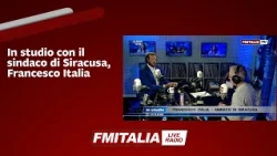 In studio con il sindaco di Siracusa, Francesco Italia