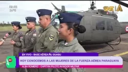 Mujeres de la Fuerza Aérea Paraguaya destacan su labor en la Base Aérea Ñu Guasu Mujeres de la Fuerza Aérea Paraguaya destacan su labor en la Base Aérea Ñu Guasu