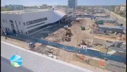 Clearwater's New City Hall construction, timelapse from December 2024-April 2026.