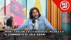 Inter – Cagliari 2 a 2 e Sassuolo – Milan 3 a 3, il commento di Adani sulla 32ª giornata di Serie A