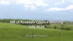 RM of Rosedale Council Meeting - July 2026
