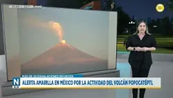México: alerta amarilla por la actividad del volcán Popocatéptl | N20:30 | 06-02-26