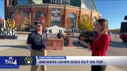 After 31 years with the Brewers, usher retires following team's historic World Series win