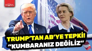 Reaction from US President Trump to the European Union! "We are not your piggy bank"