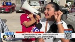 Vecinos denuncian que agua de condominio está contaminada