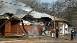 Fire devastates downtown Tunica public library