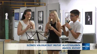 Színes válogatást mutat alkotásaiból Agócs József