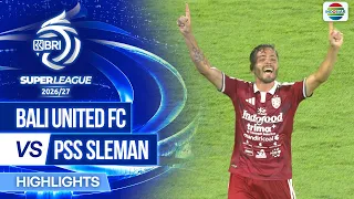 Bali United FC vs PSS Sleman - Highlight | BRI Super League 2026/27
