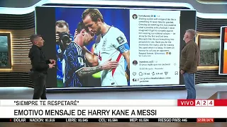 📢ENGLAND PLAYER HARRY KANE’S GESTURE TOWARD LEO MESSI: "I WILL ALWAYS RESPECT YOU"