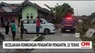 Update Korban Kecelakaan maut Rombongan Pengantin di Indramayu: 13 Orang Tewas