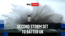 Here we go again: Second storm bears down on UK after Austen batters southern England