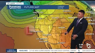 Cooler-than-normal weather sticks around San Diego before a late-week warm-up