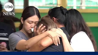Video shows terrifying moment shooter opens fire inside Thailand high school