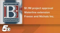 Bentonville approves water transmission line extension project
