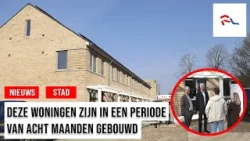 Veertien nieuwe woningen al klaar in slechts acht maanden tijd