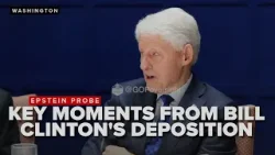 TOP MOMENTS: Must-see moments from Bill Clinton’s Epstein Files deposition